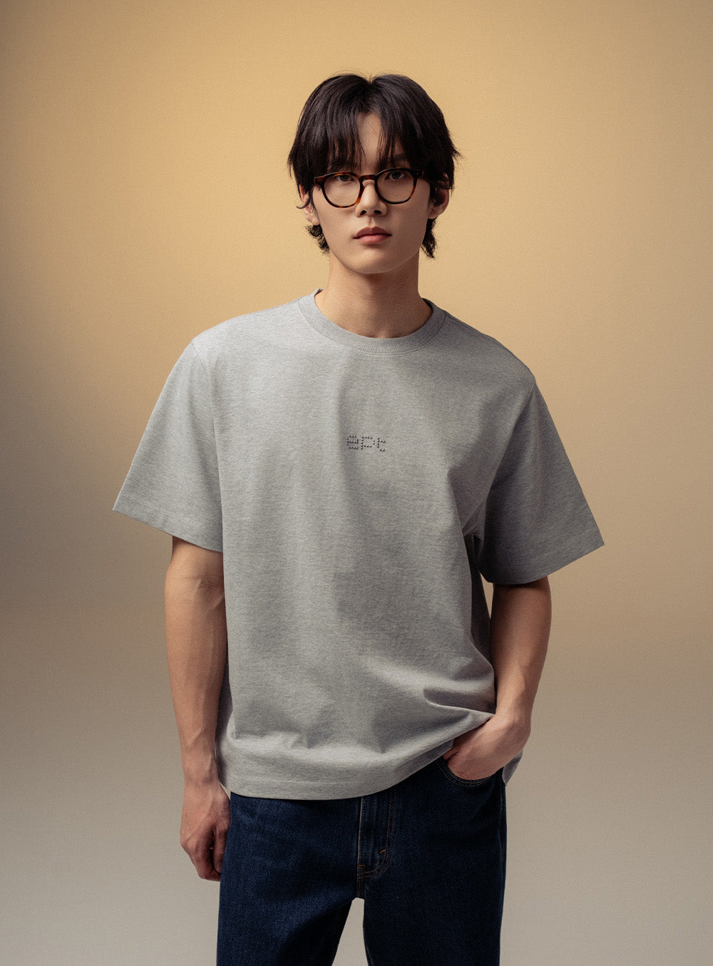 Studded EPT T-Shirt (H/Grey)