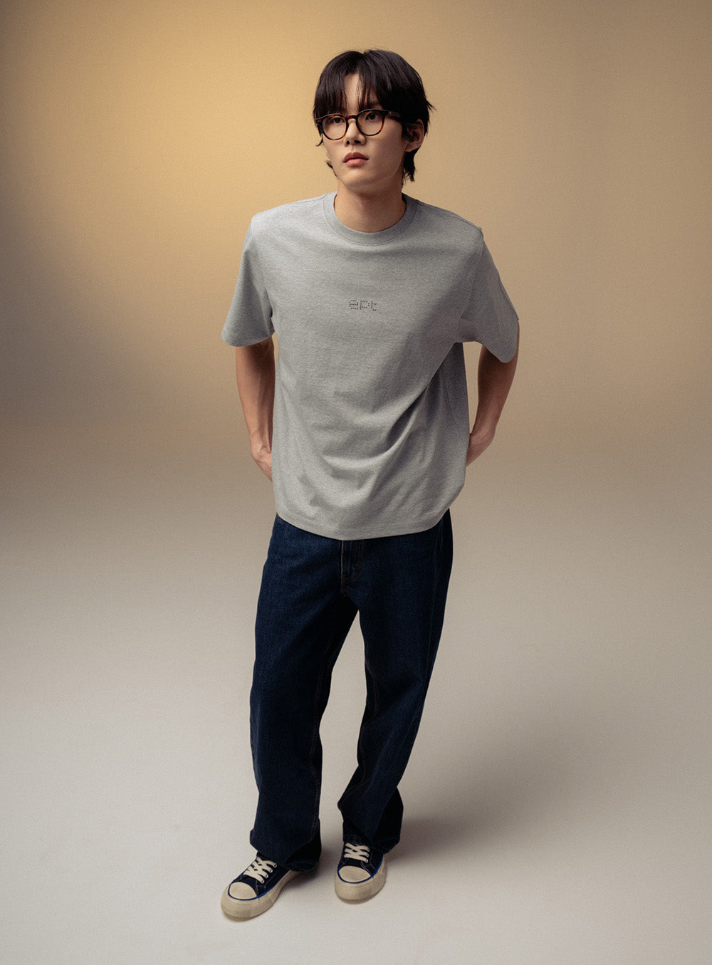 Studded EPT T-Shirt (H/Grey)
