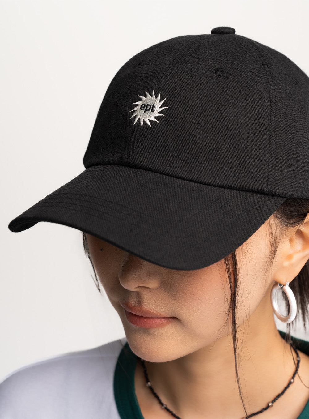 Sun Logo Cap (Black)
