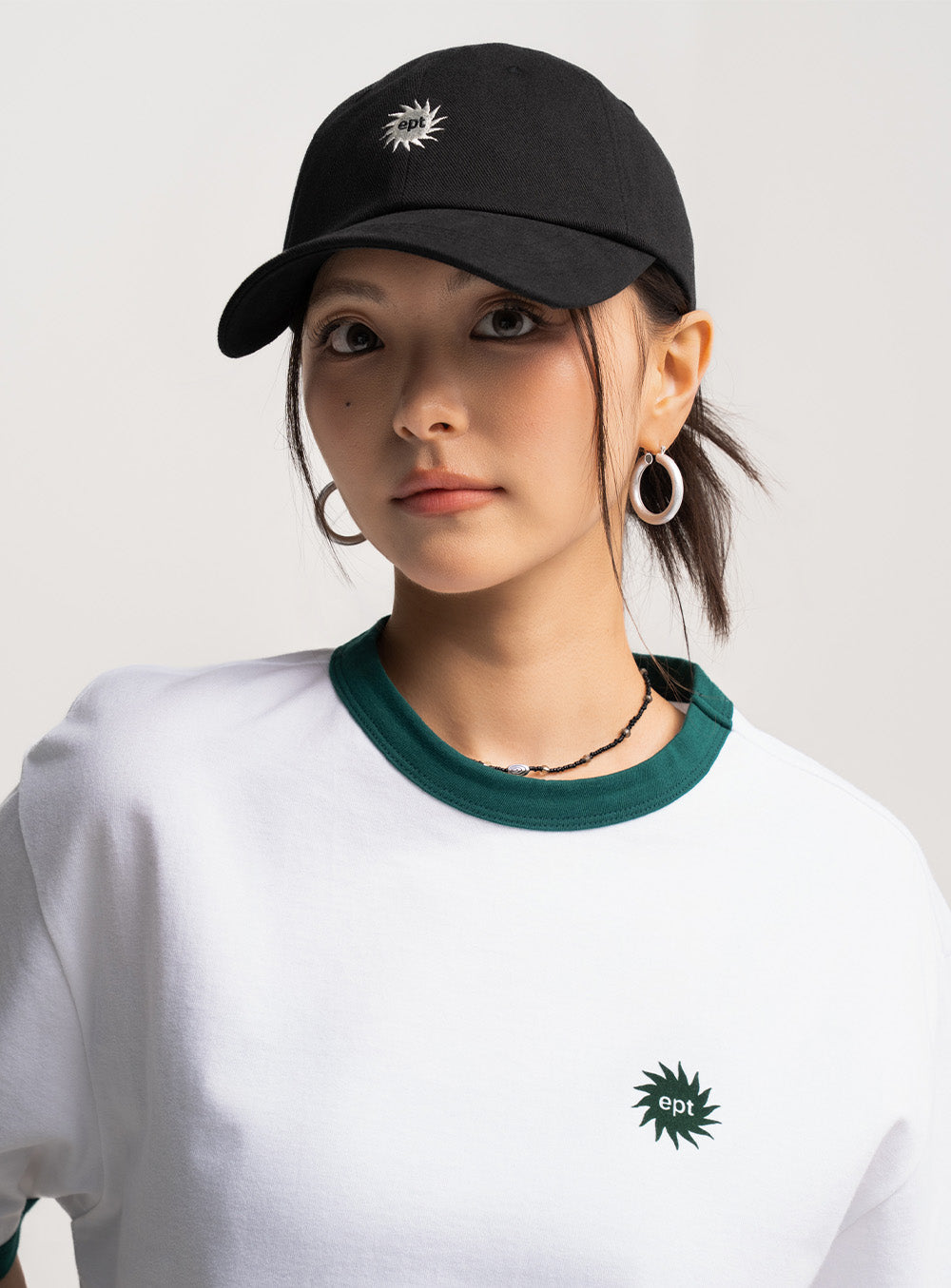 Sun Logo Cap (Black)