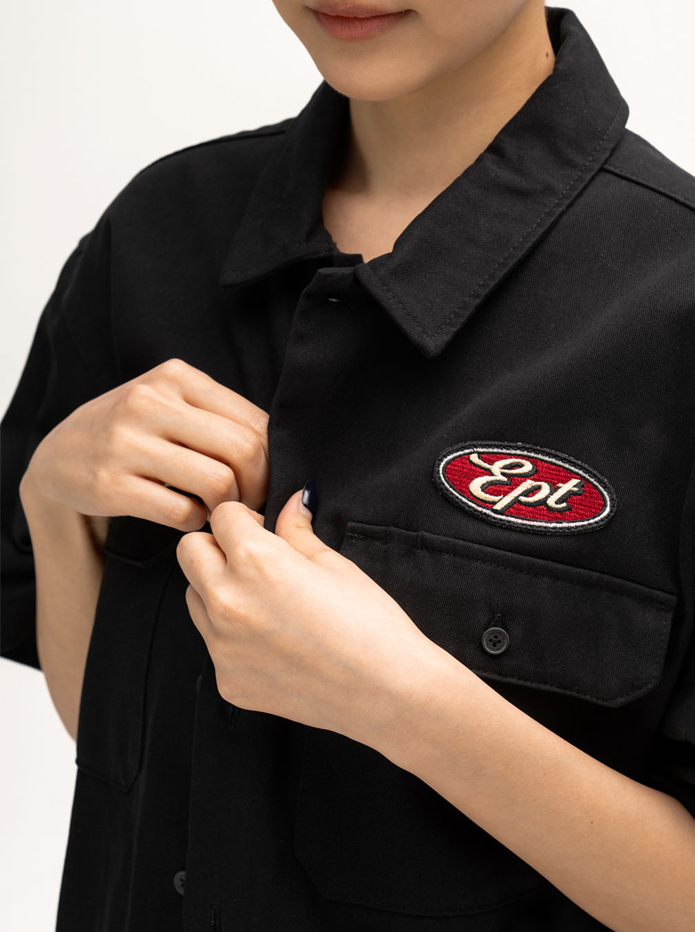 Work Half Shirt (Black)