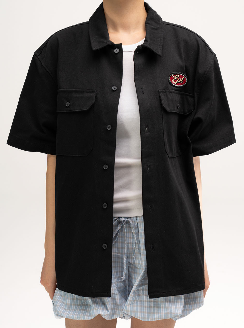 Work Half Shirt (Black)