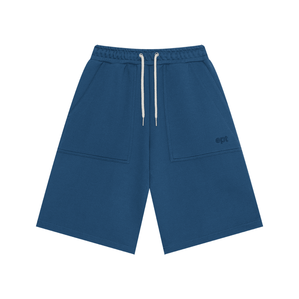 Out Pocket Sweat Half Pants (Navy)