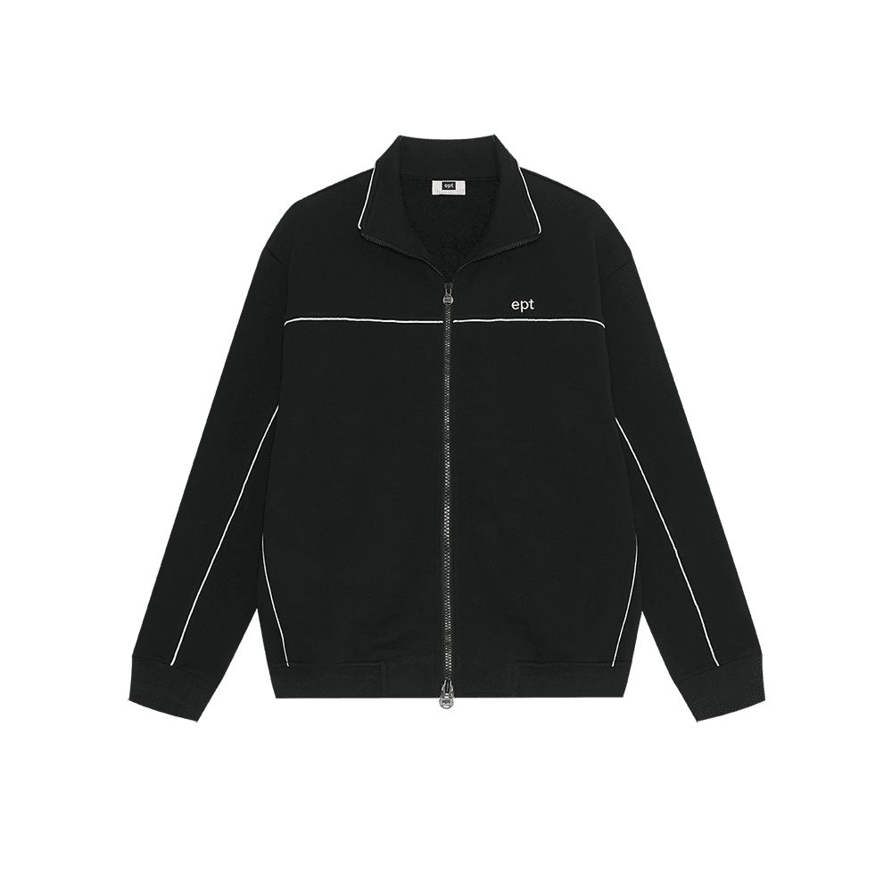 Piping Track Jacket (Black)