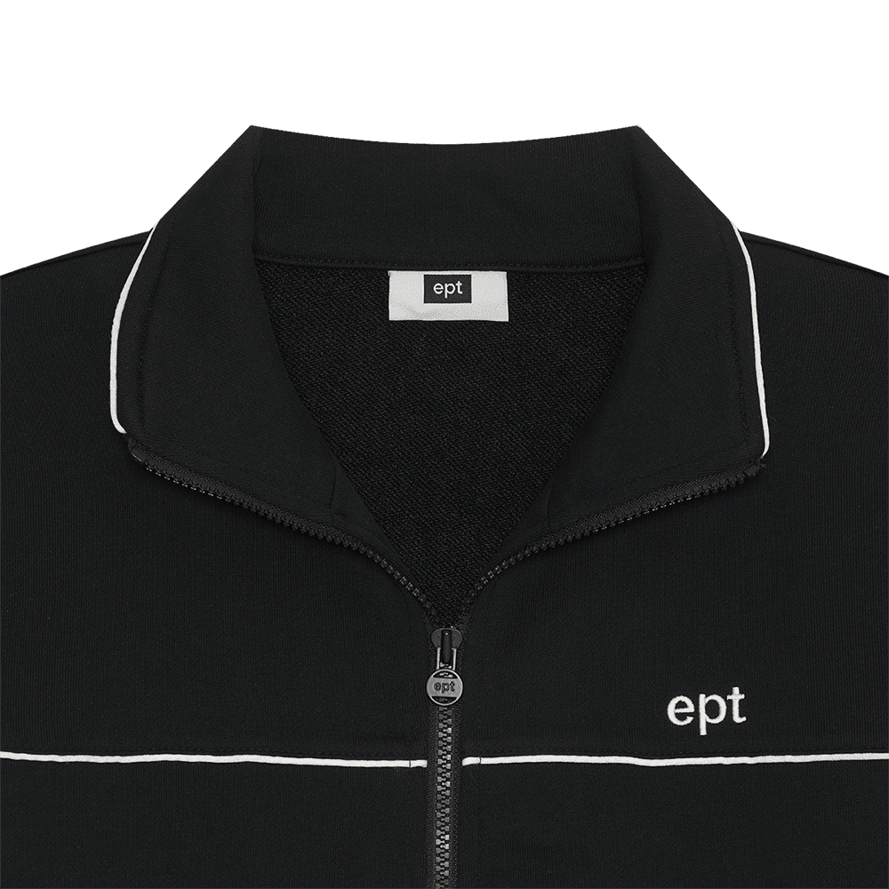 Piping Track Jacket (Black)