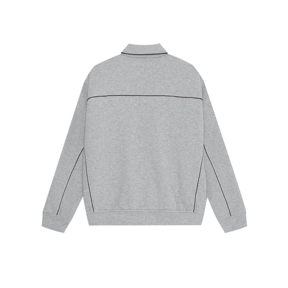 Piping Track Jacket (H/Grey)