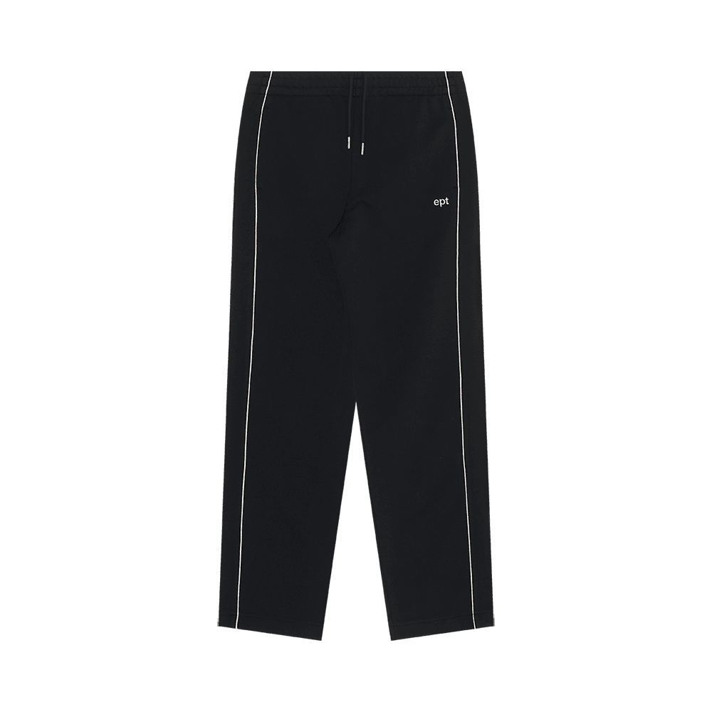 Piping Track Pants (Black)