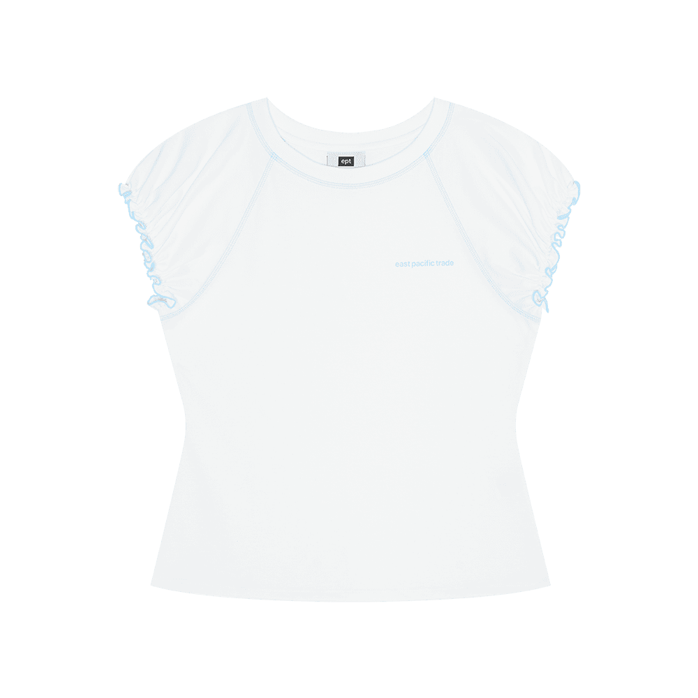 Puff Sleeve Top (White)