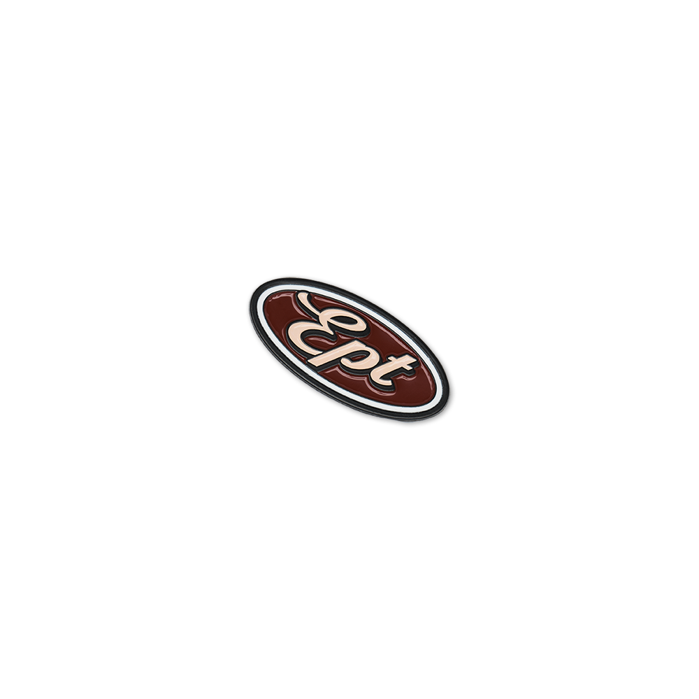 Racing Logo Pin Badge