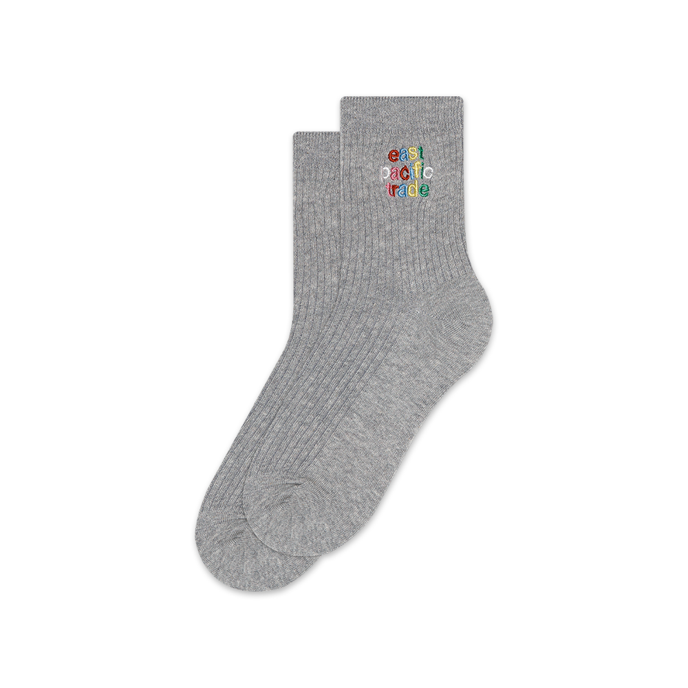 Rainbow Logo Socks (Melange)