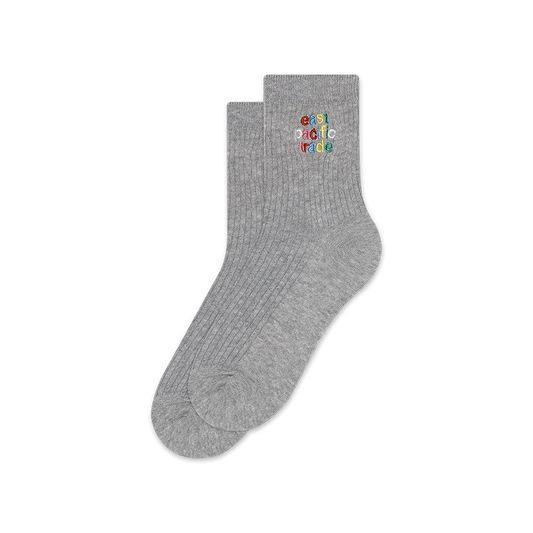 Rainbow Logo Socks (Melange)