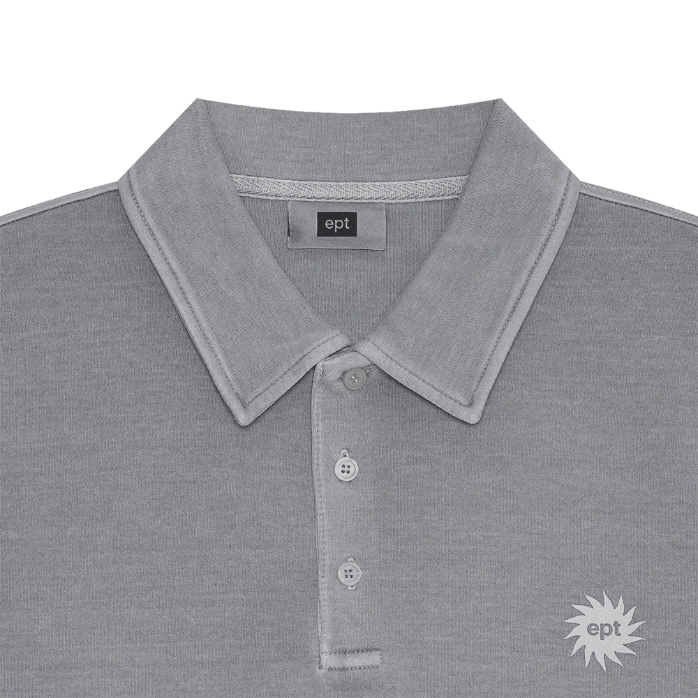 Sel Pigment Sun Logo Polo Tee (L/Grey)
