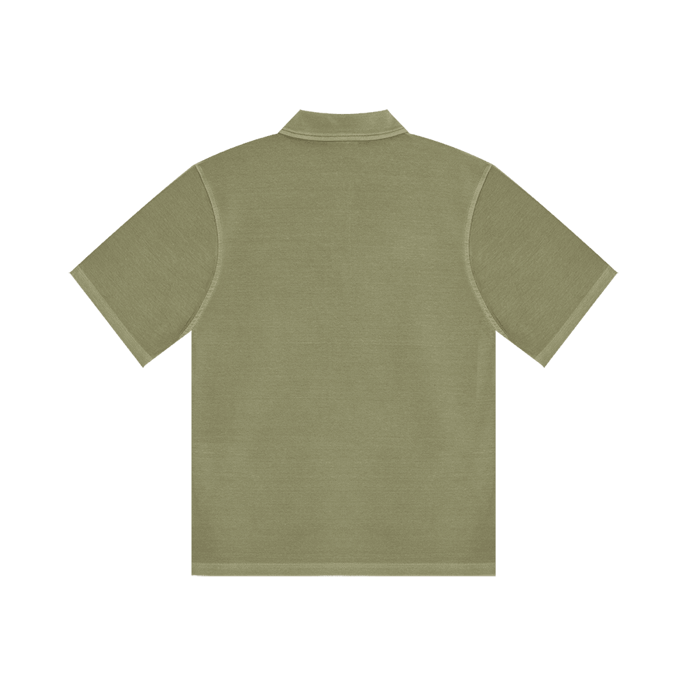 Sel Pigment Sun Logo Polo Tee (Olive)