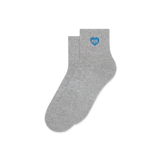 Small Heart Socks (Melange)