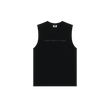 Studded Sleeveless T-Shirt (Black)