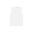 Studded Sleeveless T-Shirt (White)