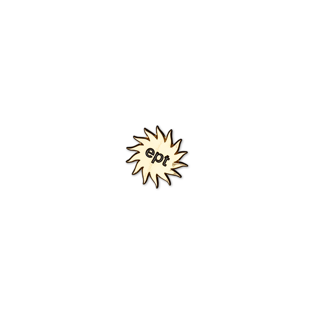 Sun Logo Pin Badge