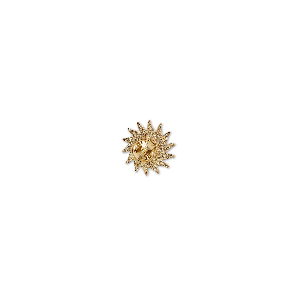 Sun Logo Pin Badge