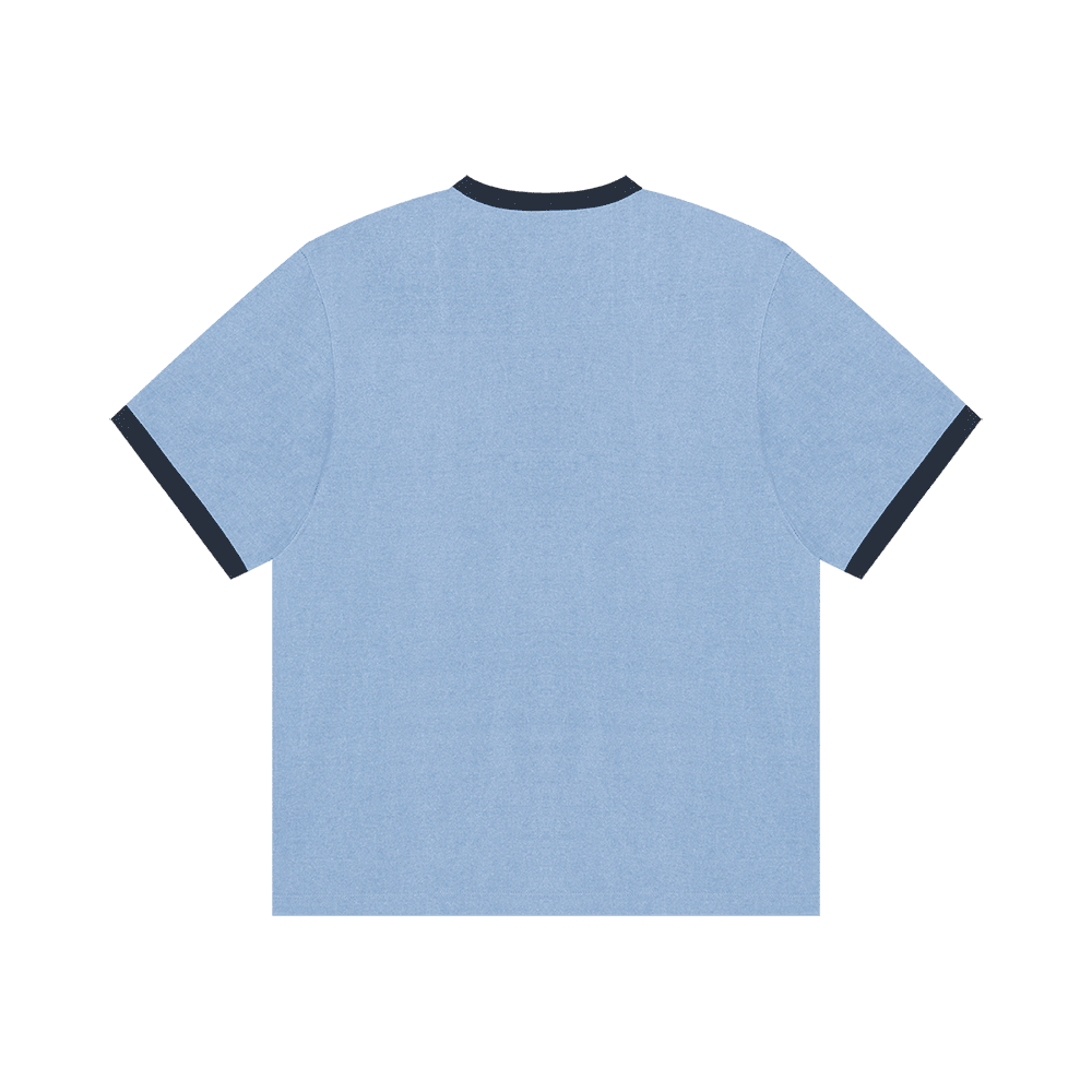 Sun Logo Ringer T-Shirt (H/Blue)