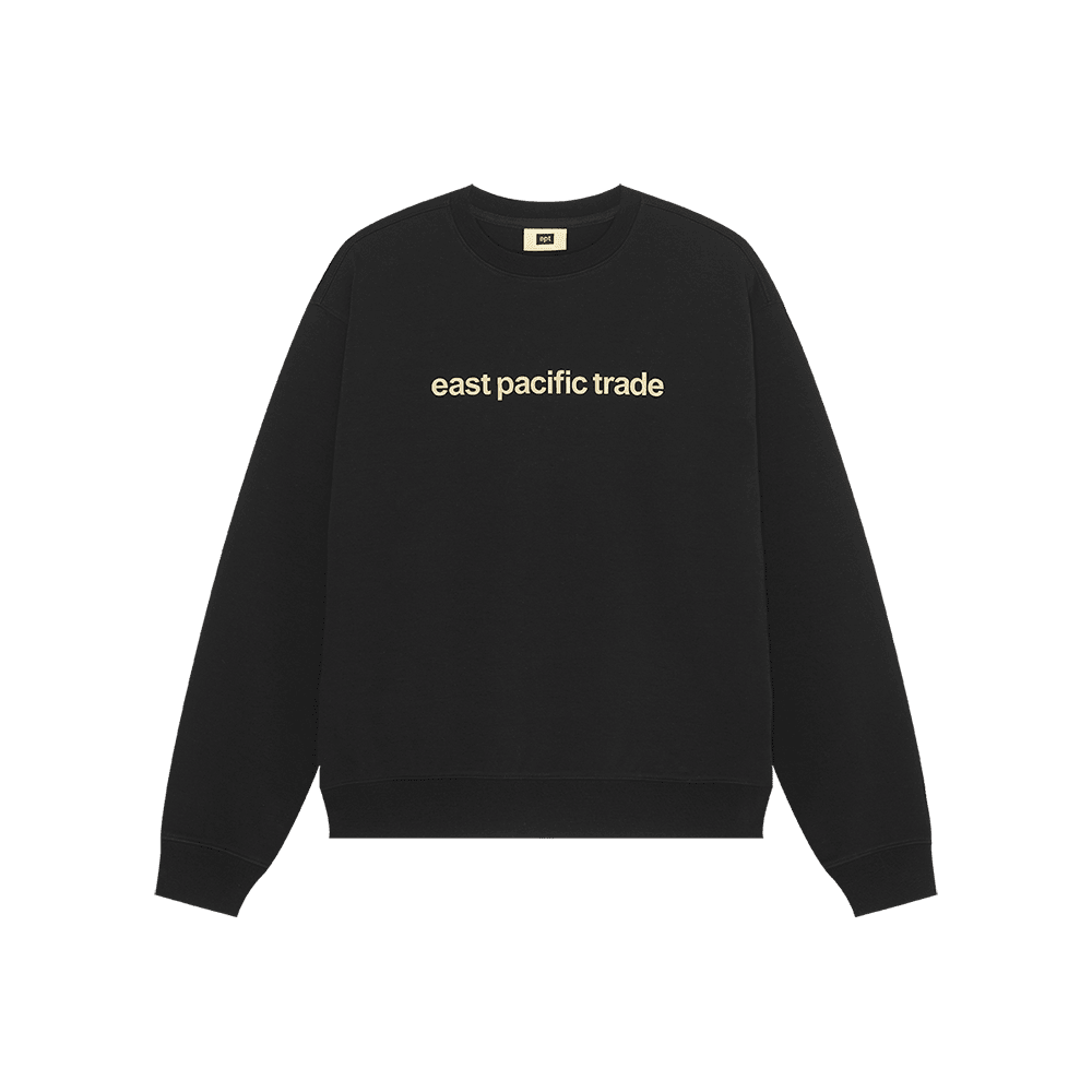 Triangle Flag Sweat Shirt (Black)