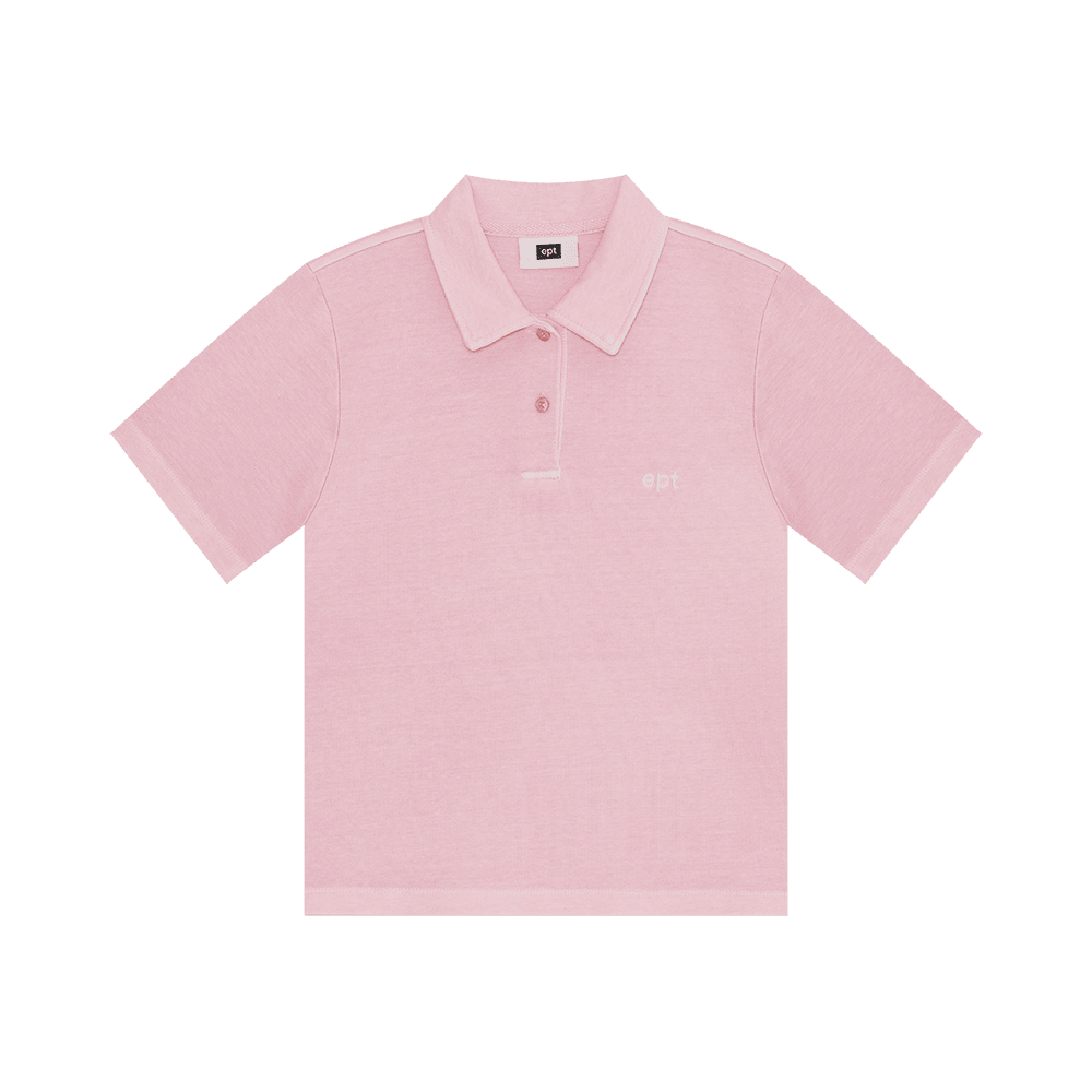 WM Sel Pigment Polo Tee (Pink)