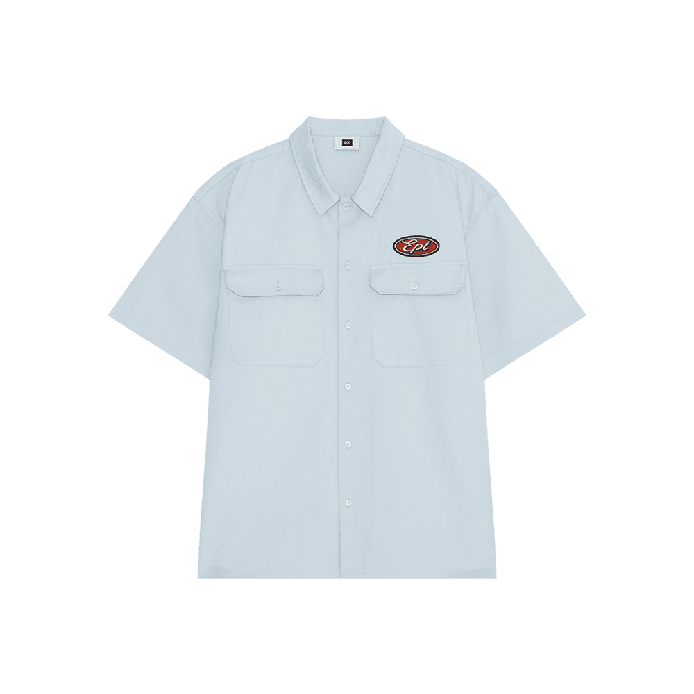 Work Half Shirt (Sky Blue)