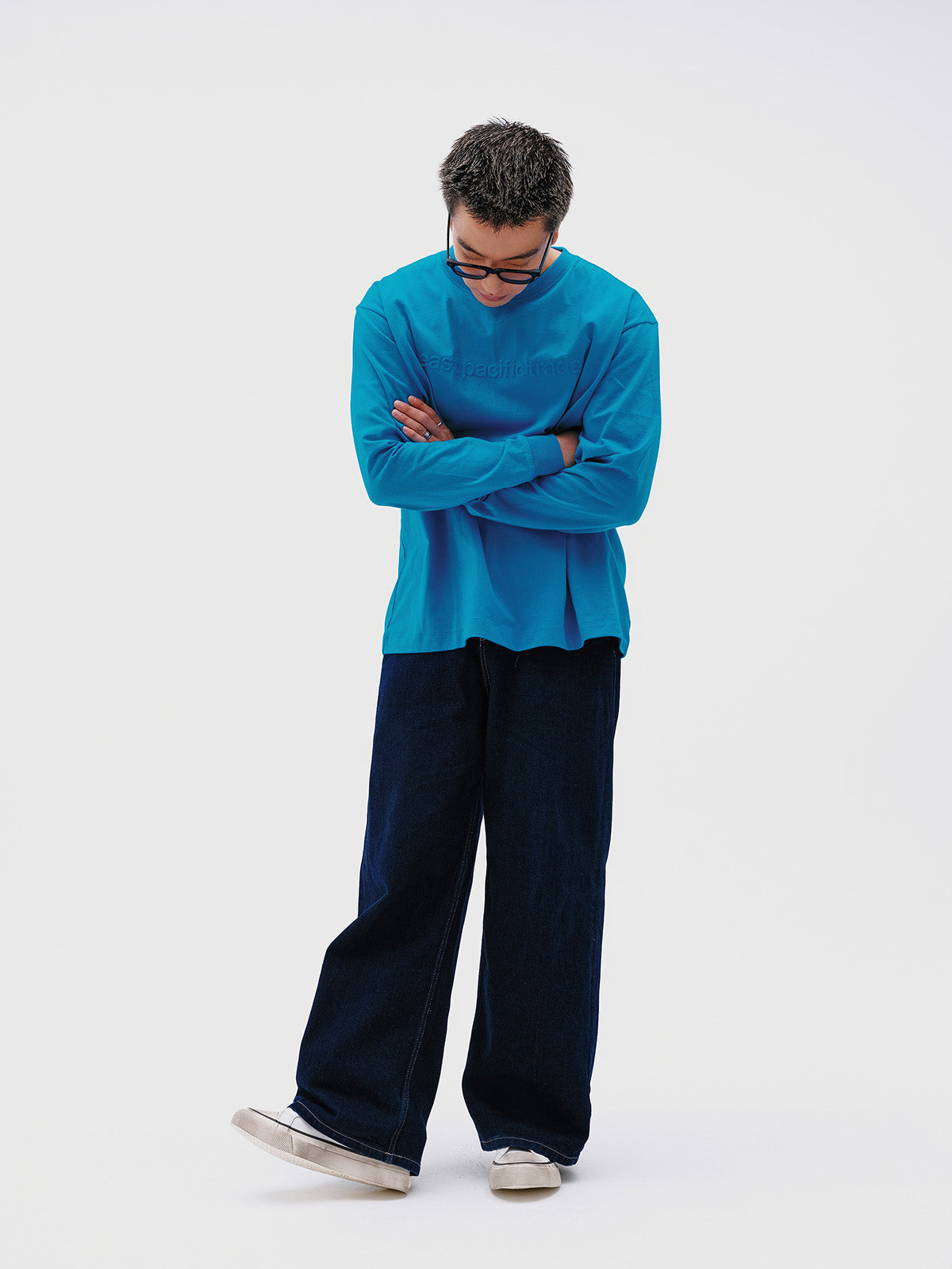 Embo Logo Long Sleeve (Aquablue)