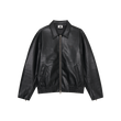 Faux Leather Jacket (Black)