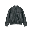 Faux Leather Jacket (Deep Green)