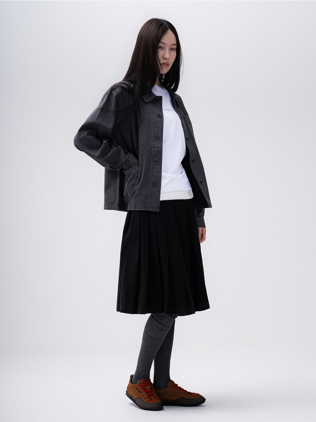 French Work Jacket (Charcoal)
