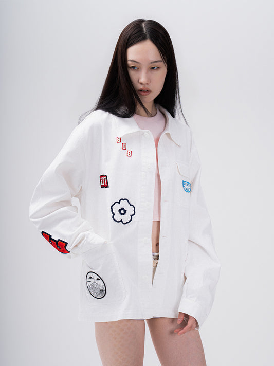 French Work Jacket (Ivory)