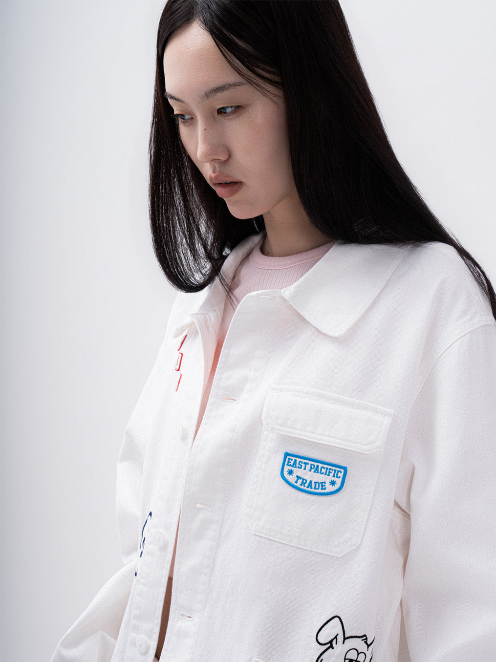 French Work Jacket (Ivory)
