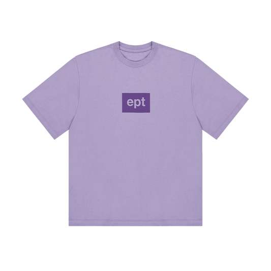 Front Box Logo T-Shirt (Purple)