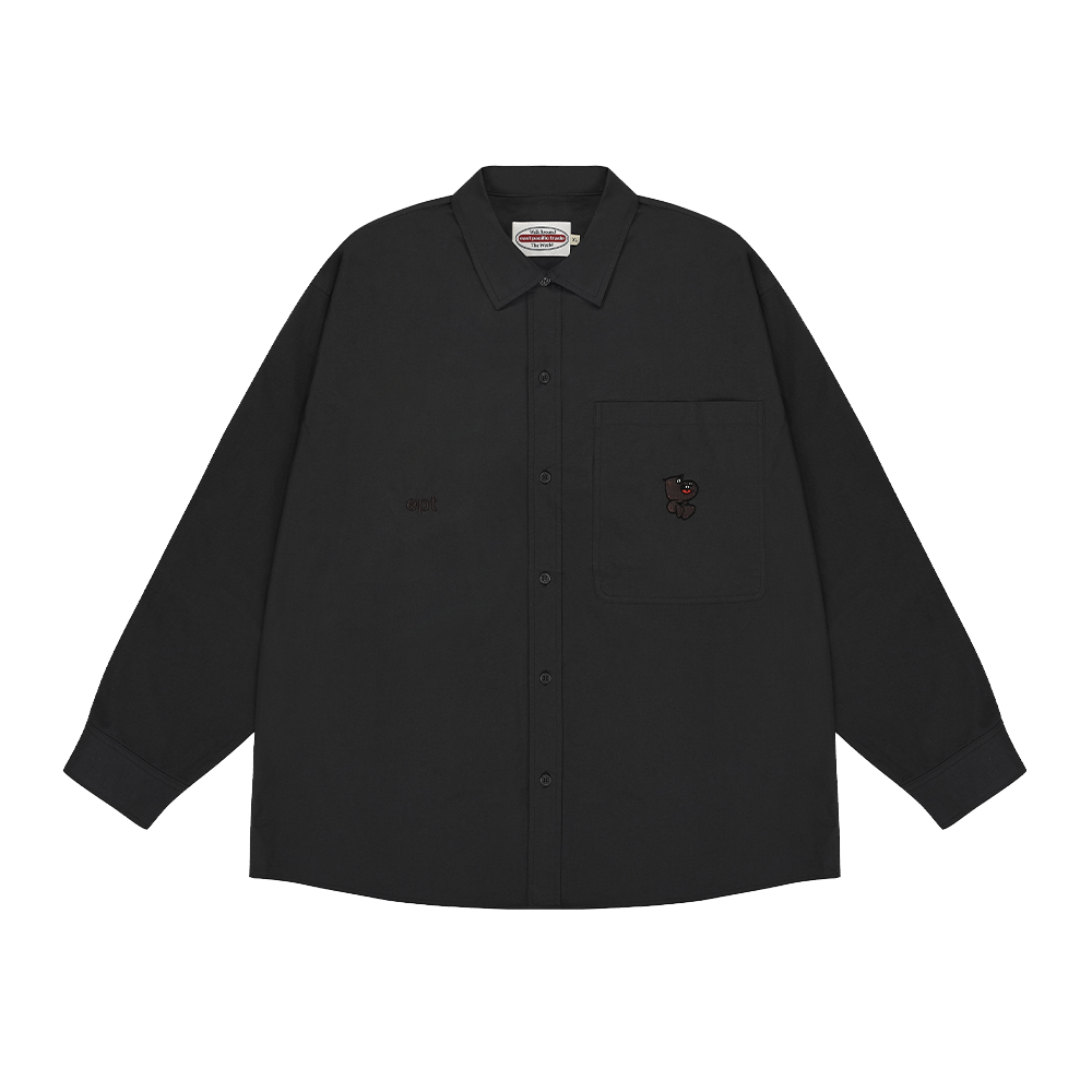 Hector Big Pocket Shirt (Charcoal)