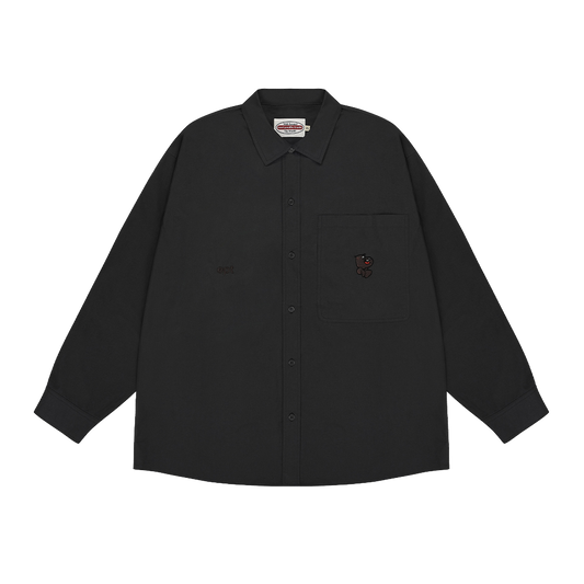 Hector Big Pocket Shirt (Charcoal)