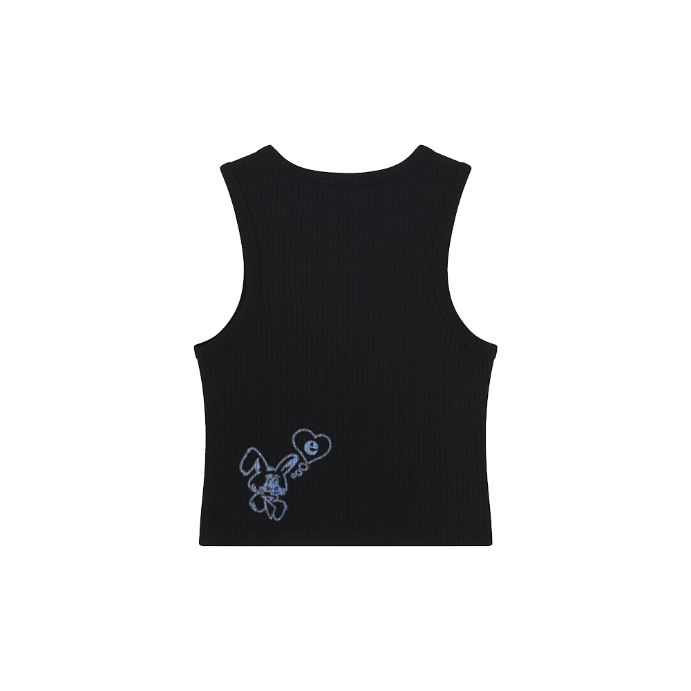 Heart Nibble Sleeveless (Black)