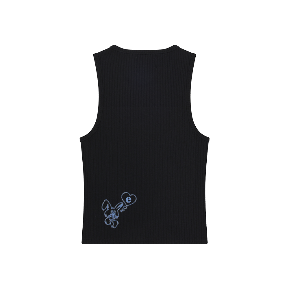 Heart Nibble Sleeveless (Black)