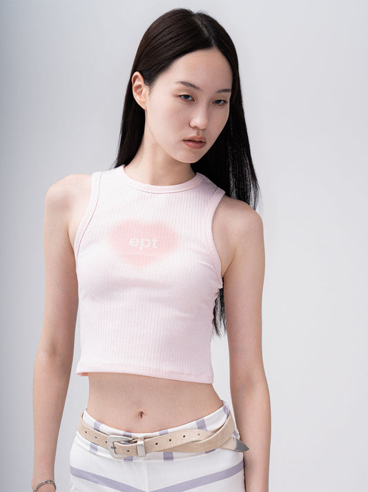 Heart Nibble Sleeveless (Pink)
