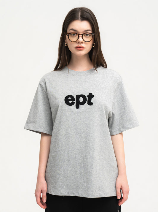 Heavy Stitch Logo T-Shirt (H/Grey)