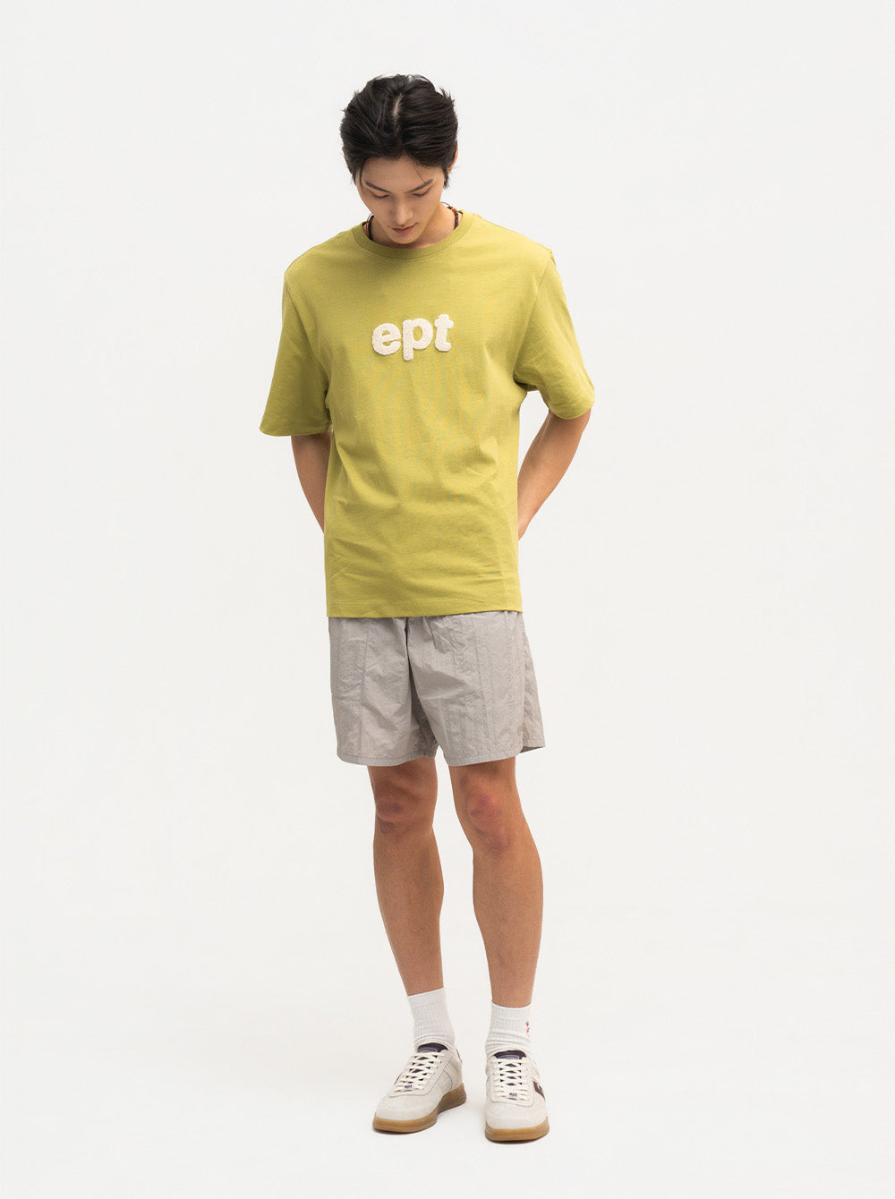 Heavy Stitch Logo T-Shirt (Olive)