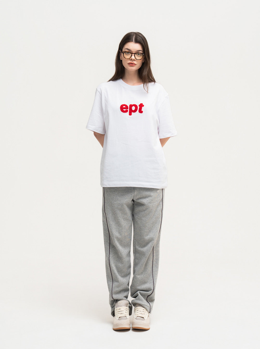 Heavy Stitch Logo T-Shirt (White)