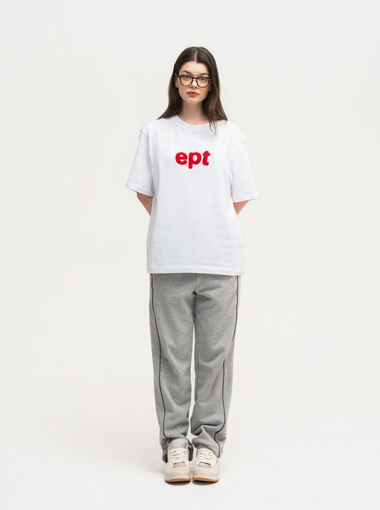 Heavy Stitch Logo T-Shirt (White)