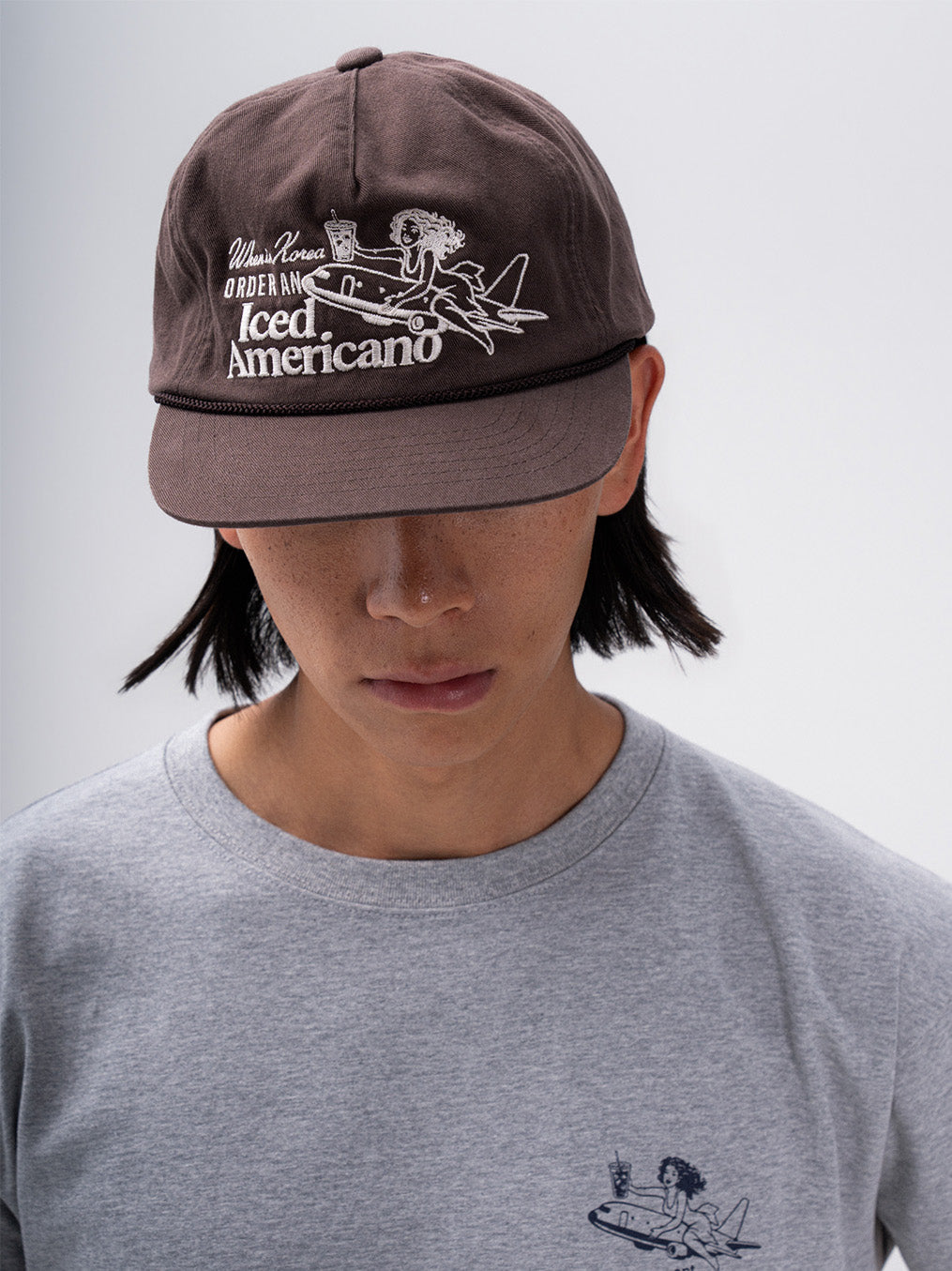 Iced Americano Cap (Brown)