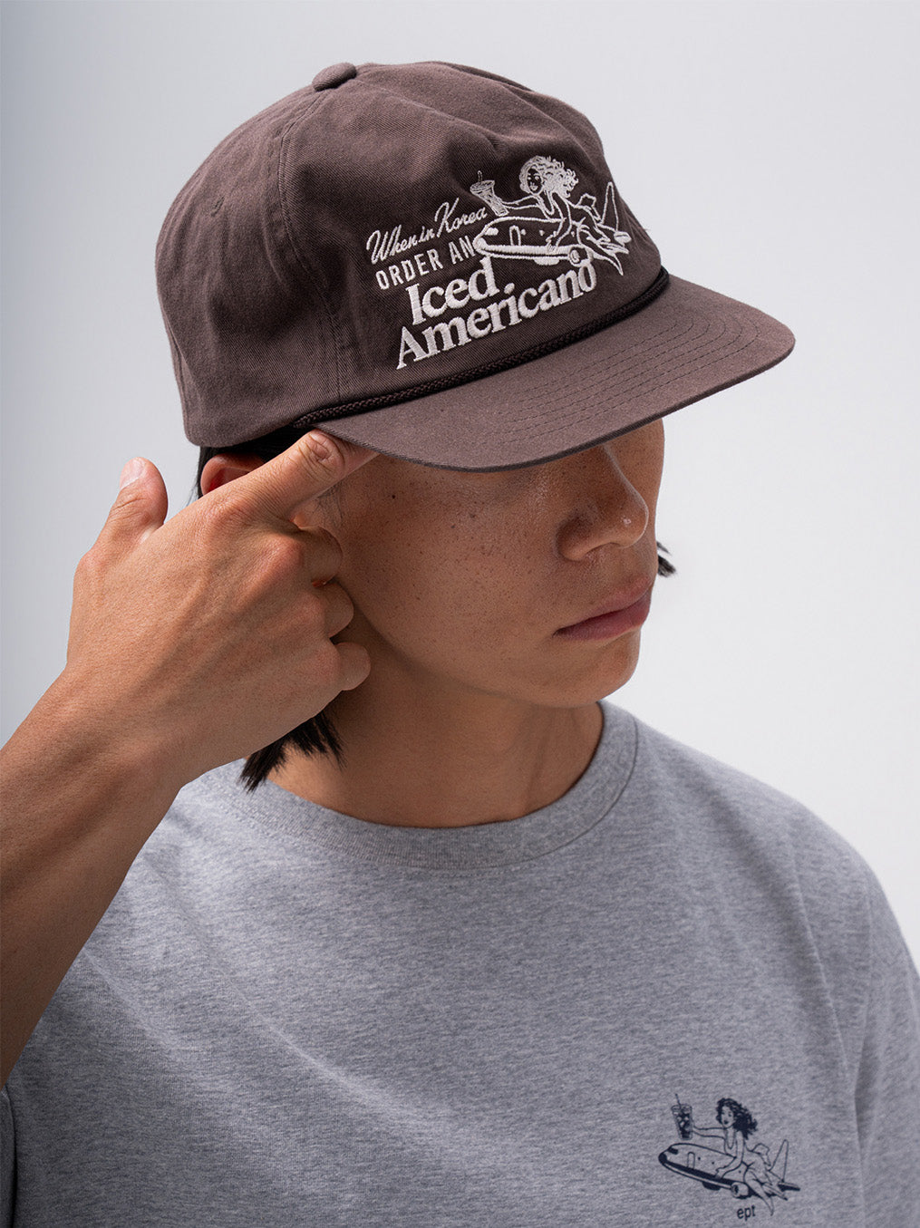 Iced Americano Cap (Brown)