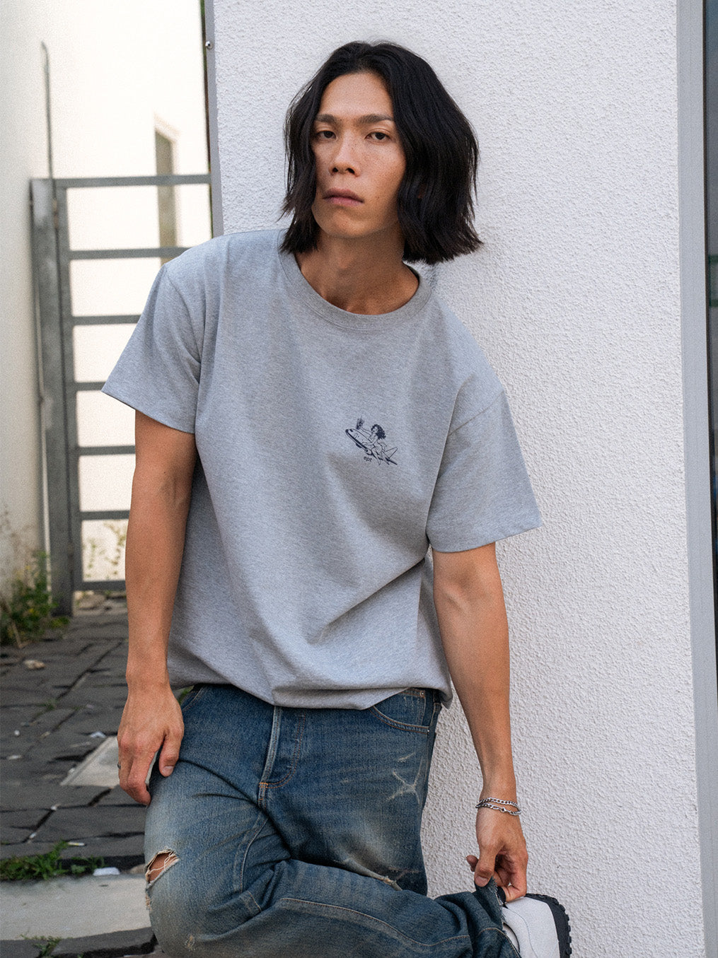 Iced Americano T-Shirt (H/Grey)