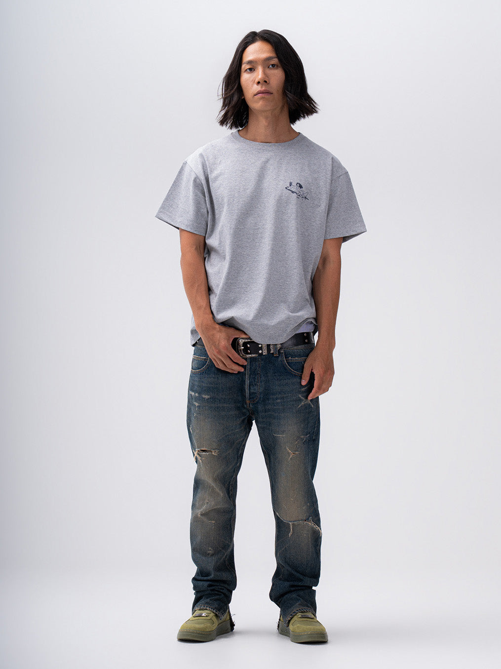 Iced Americano T-Shirt (H/Grey)