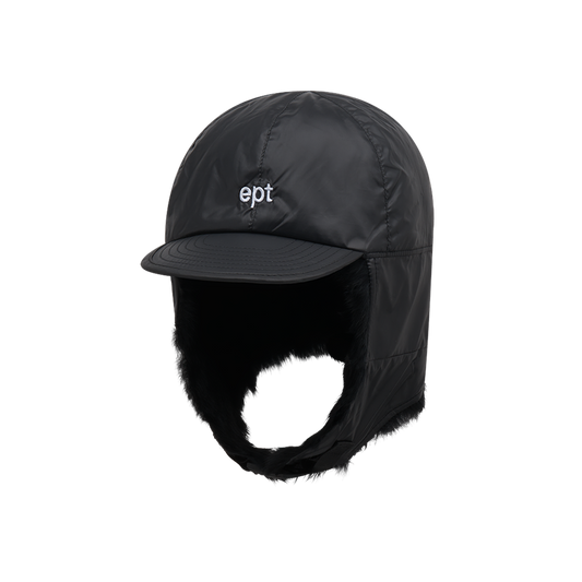Logo Trapper Hat (Black)