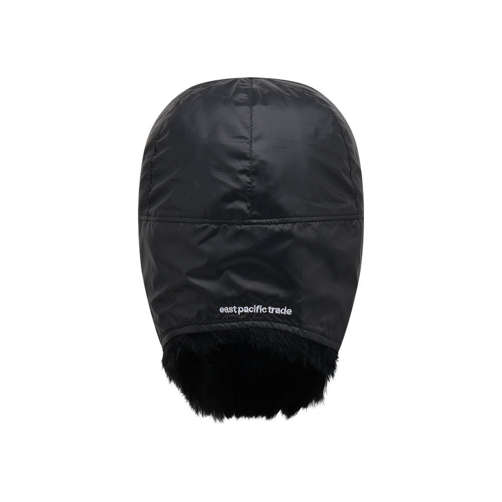 Logo Trapper Hat (Black)