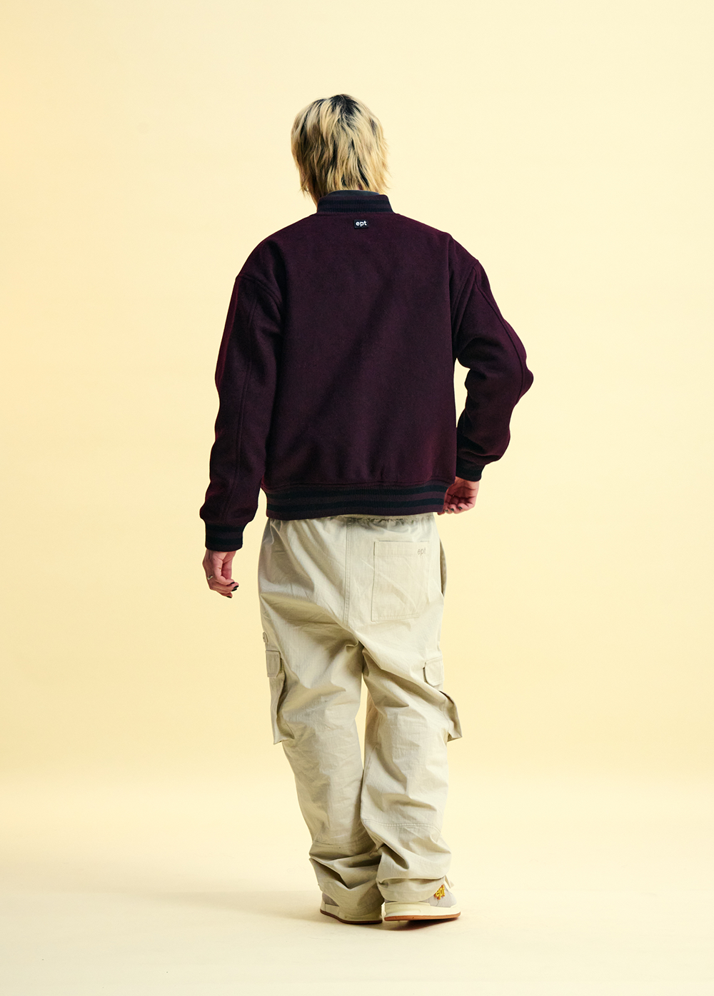 Nibble Varsity Jacket (Burgundy)