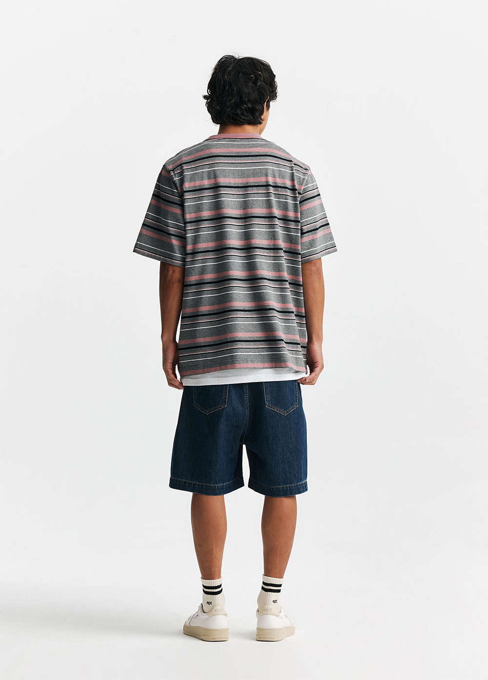 Striped T-Shirt (H/Grey)